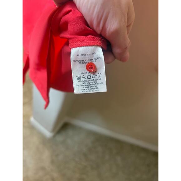 Anthropologie Maeve Marguerite Blouse Eyelet Sleeveless Pink Size 0 *Fits Large* - Picture 4 of 5